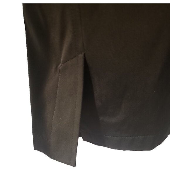 CALVIN KLEIN 58R Big & Tall Mens overcoat rain coat jacket black water resistant - Picture 11 of 12